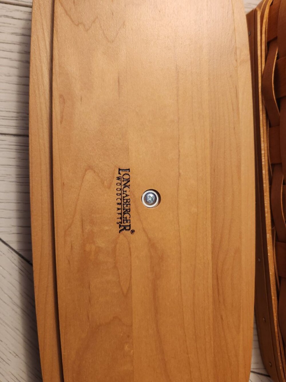 LONGABERGER VANITY BASKET WITH LID - Picture 7 of 12